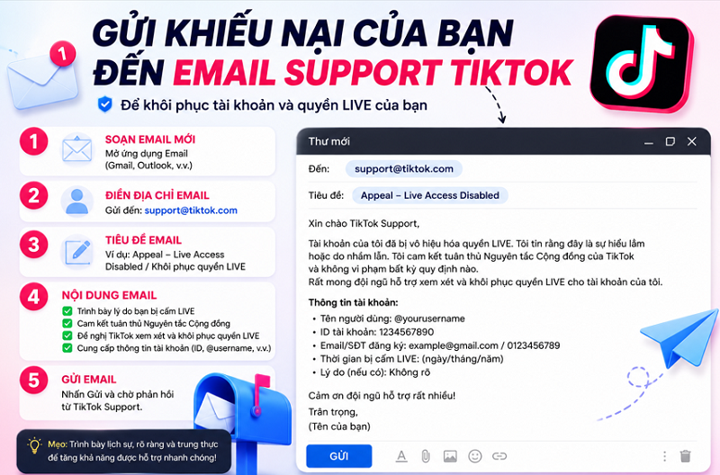 Cách Lấy Lại Quyền Livestream Bị Khóa
