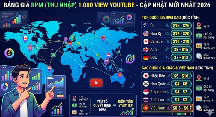 Cách theo dõi giờ xem trên kênh Youtube như thế nào?