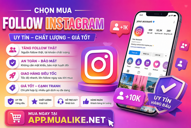Cách Tăng Follow Instagram Miễn Phí Tăng Trưởng Bền Vững