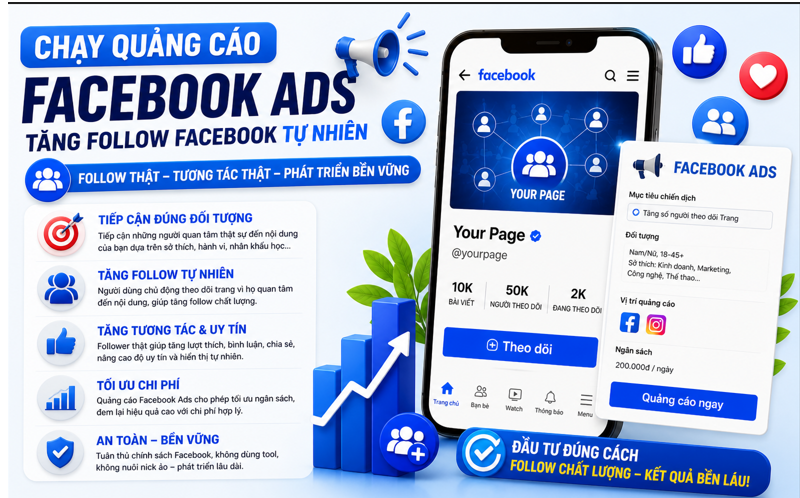 Cách Tăng 1000 Lượt Theo Dõi Trên Facebook Miễn Phí