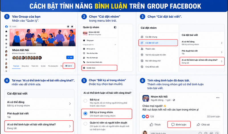 Cách Bật Tính Năng Bình Luận Trên Facebook Chỉ Trong 30 Giây