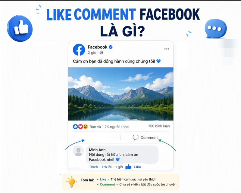 Like Comment Facebook Là Gì? Những Cách Tăng Like Comment Fb Hiệu Quả