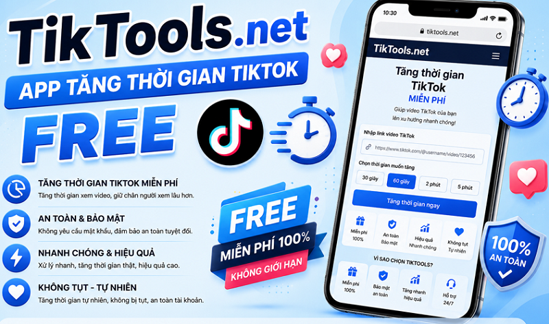 Top 5+ App Tăng Tim TikTok Miễn Phí & An Toàn 2026