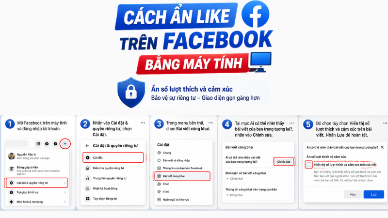 Cách Ẩn Số Like Trên Facebook Bằng Điện Thoại Và Máy Tính (Mới Nhất)