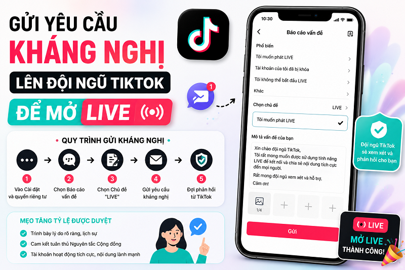 Cách Mở Live Tiktok Khi Chưa Đủ Follow
