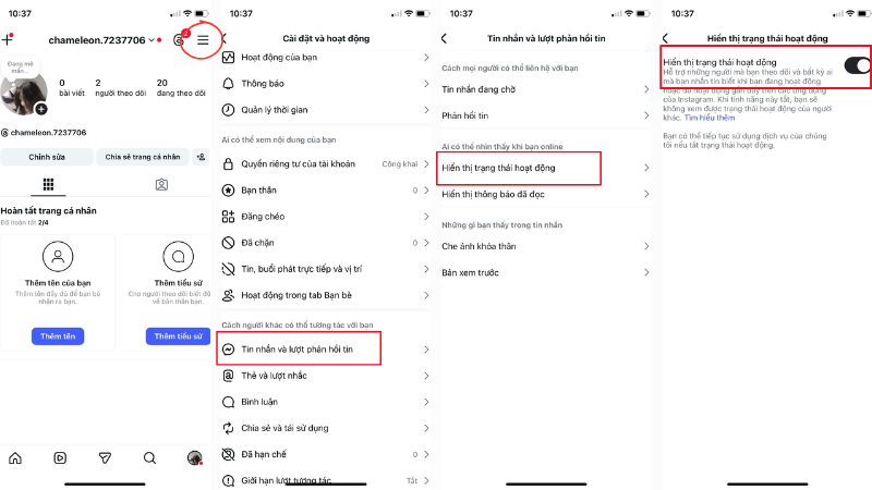 Cách Tắt Trạng Thái Hoạt Động IG Siêu Nhanh